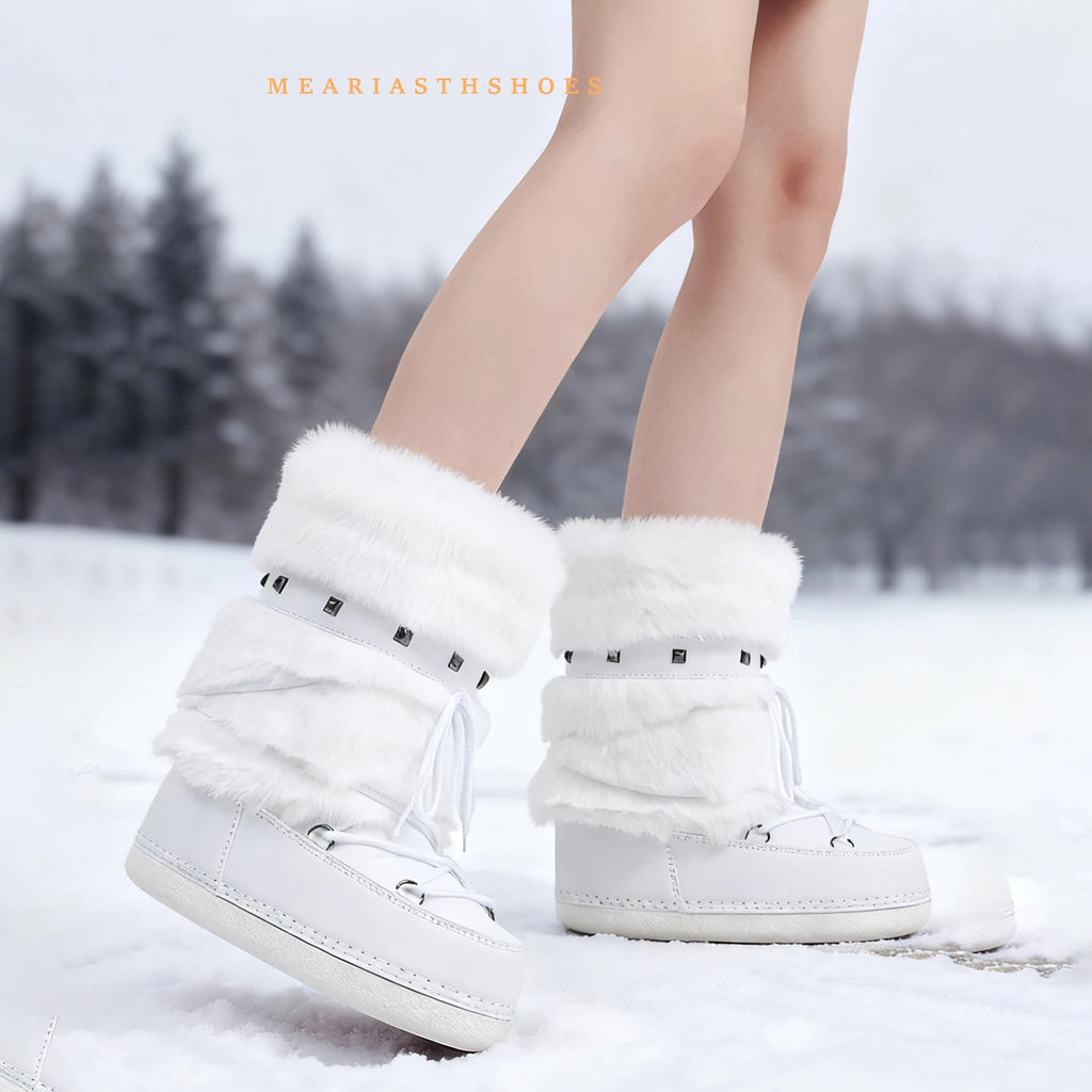 Botte de neige femme