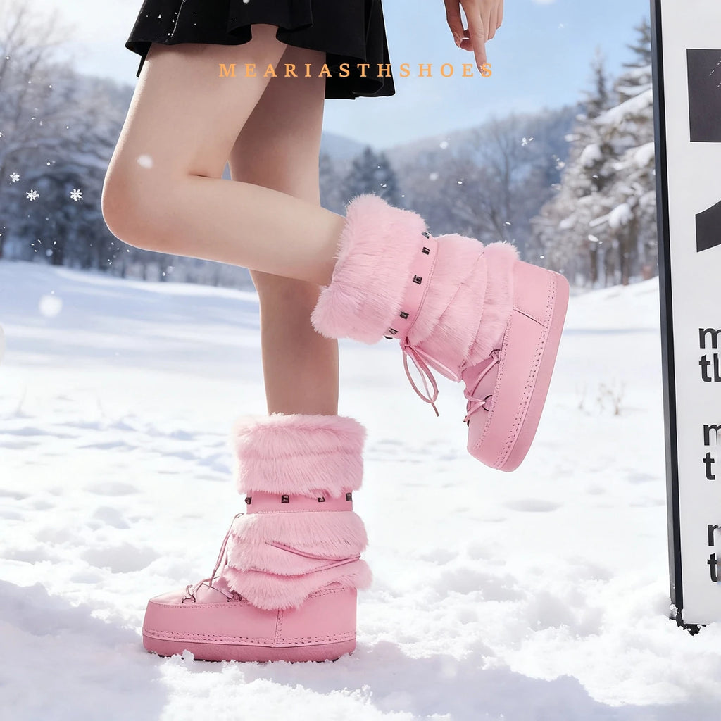 Botte de neige femme