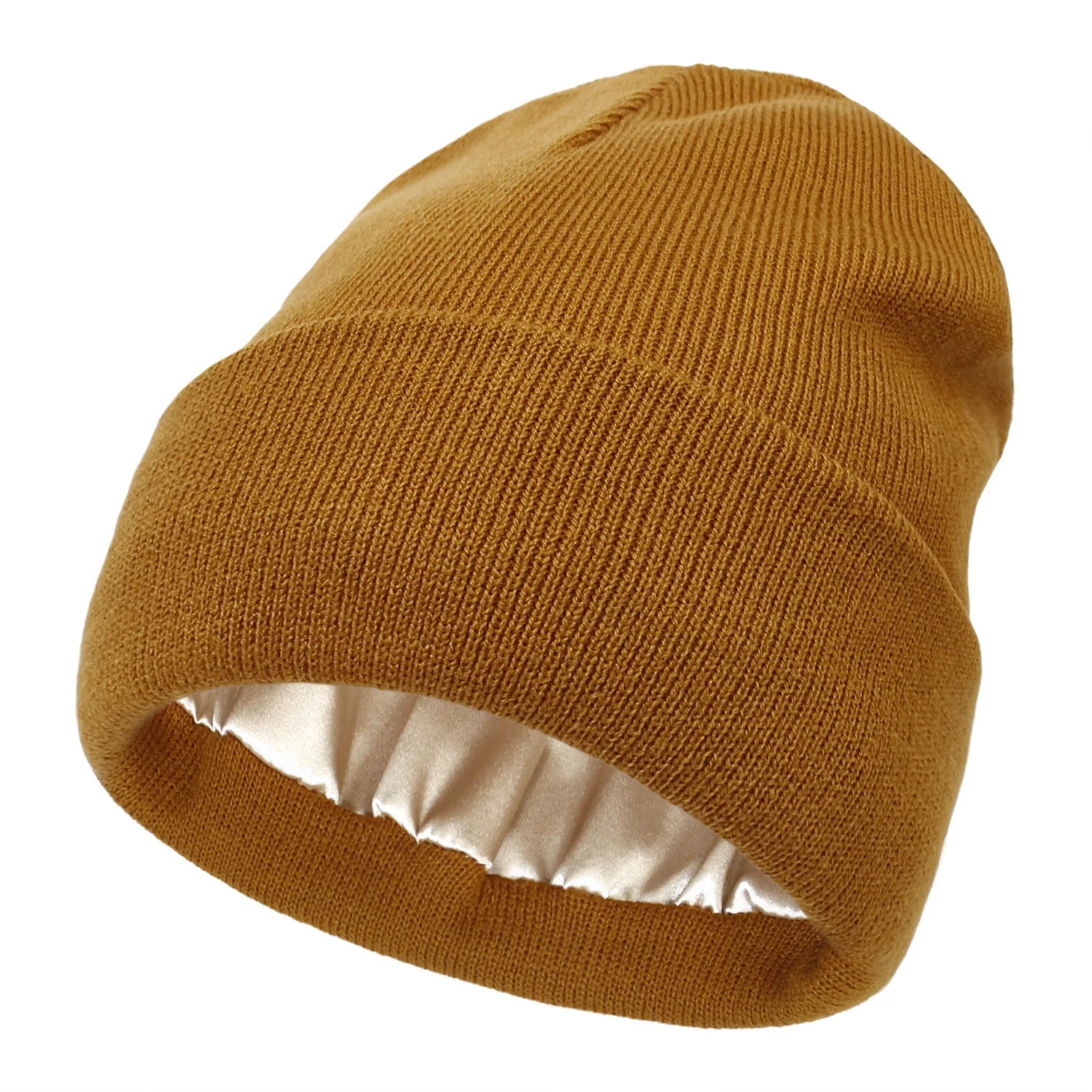 Bonnet d'hiver en satin
