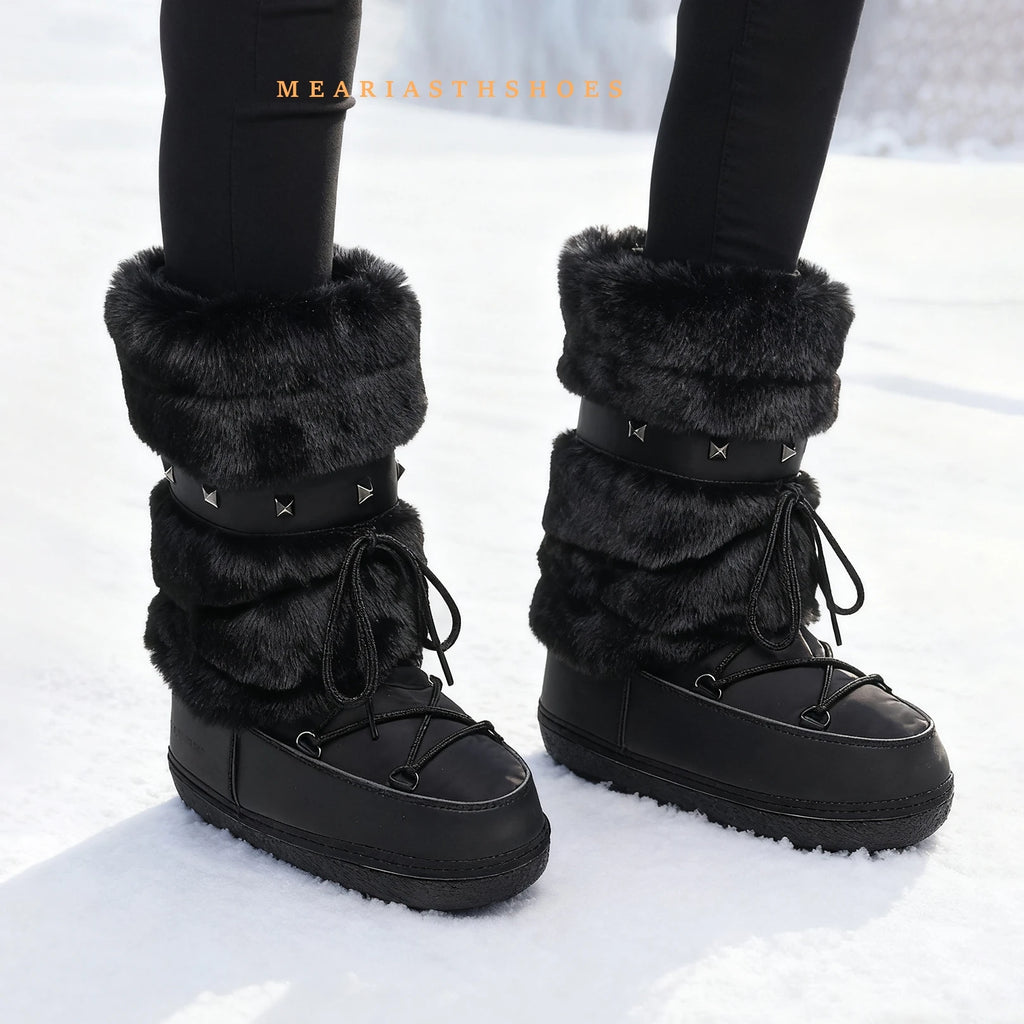 Botte de neige femme