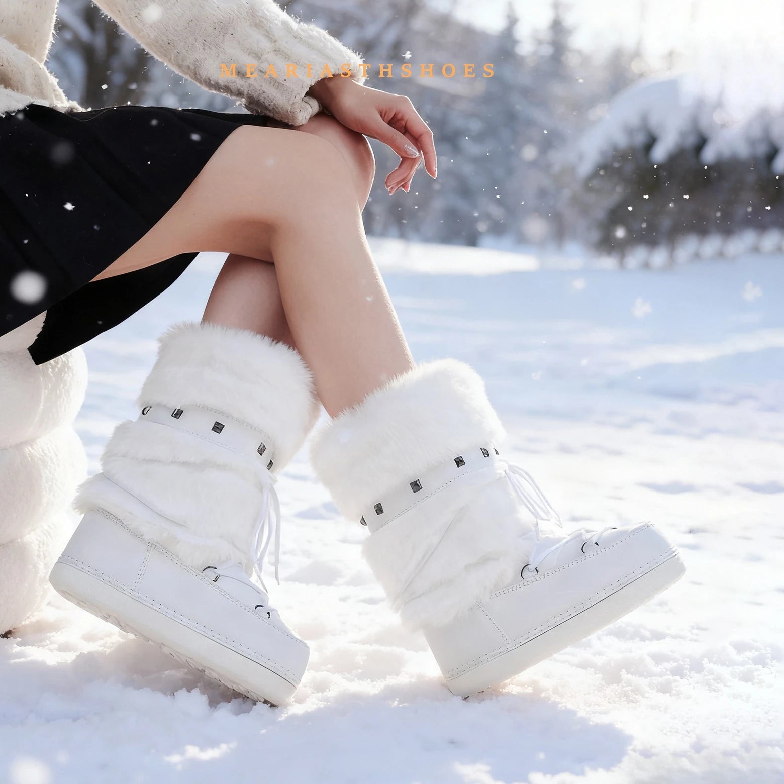 Botte de neige femme