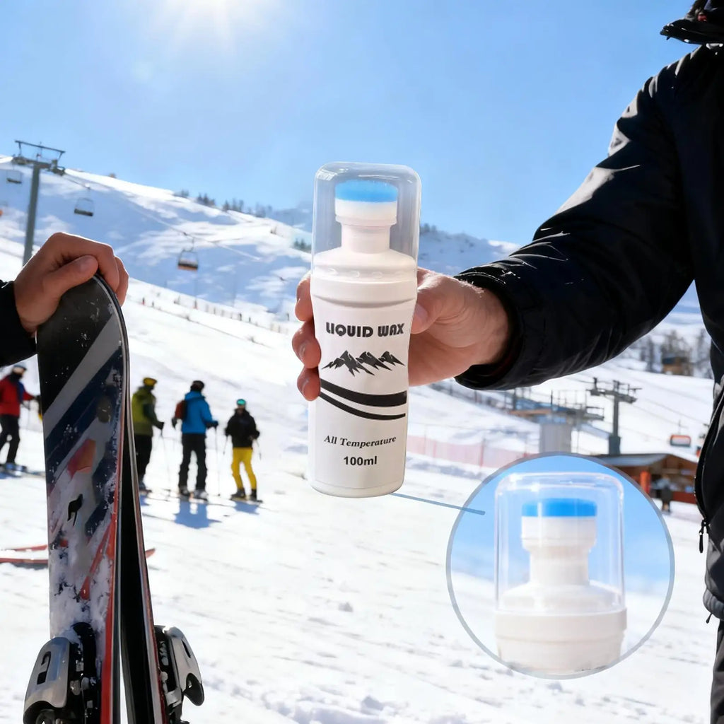 Cire liquide pour les skis