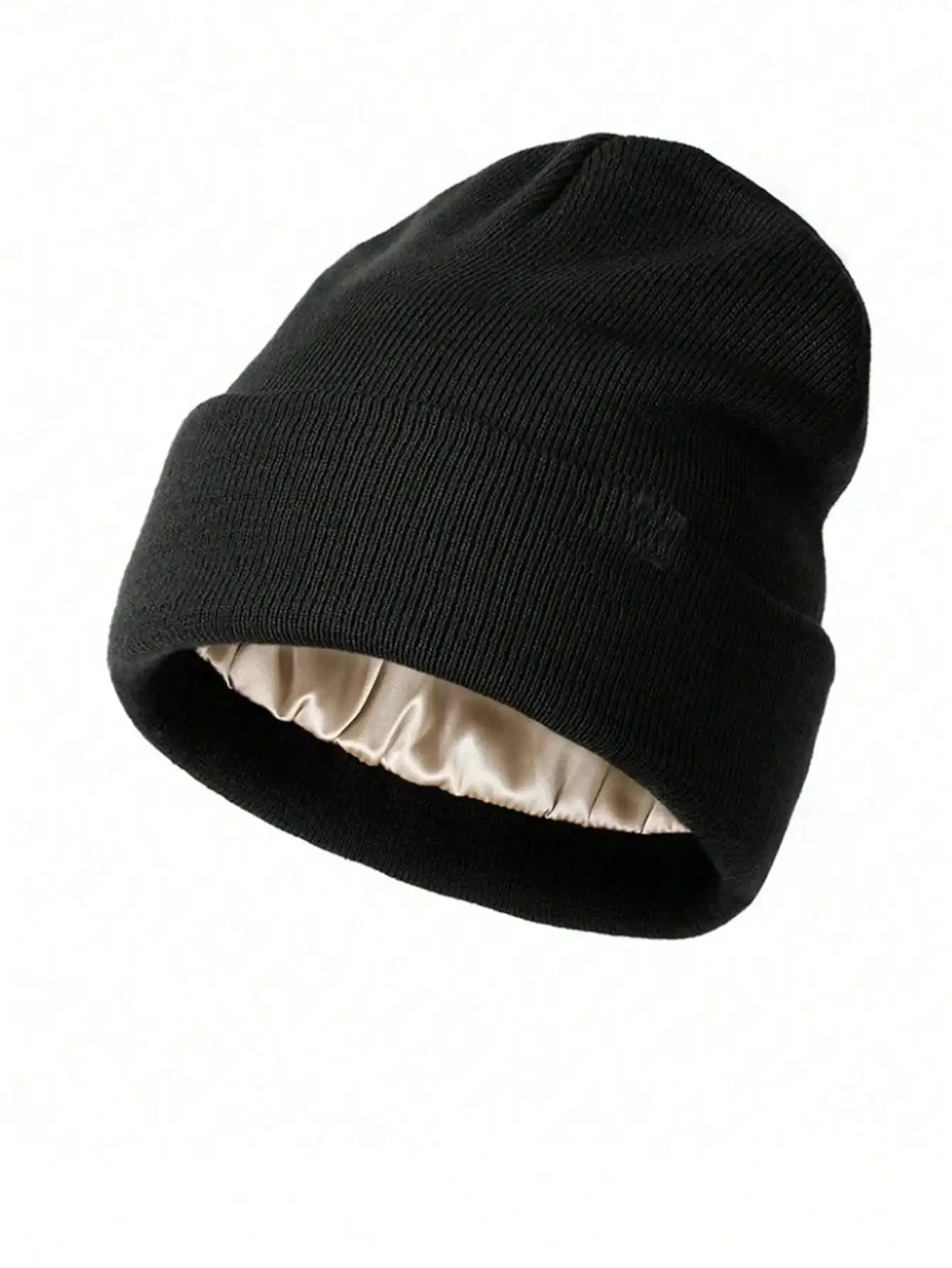 Bonnet d'hiver en satin