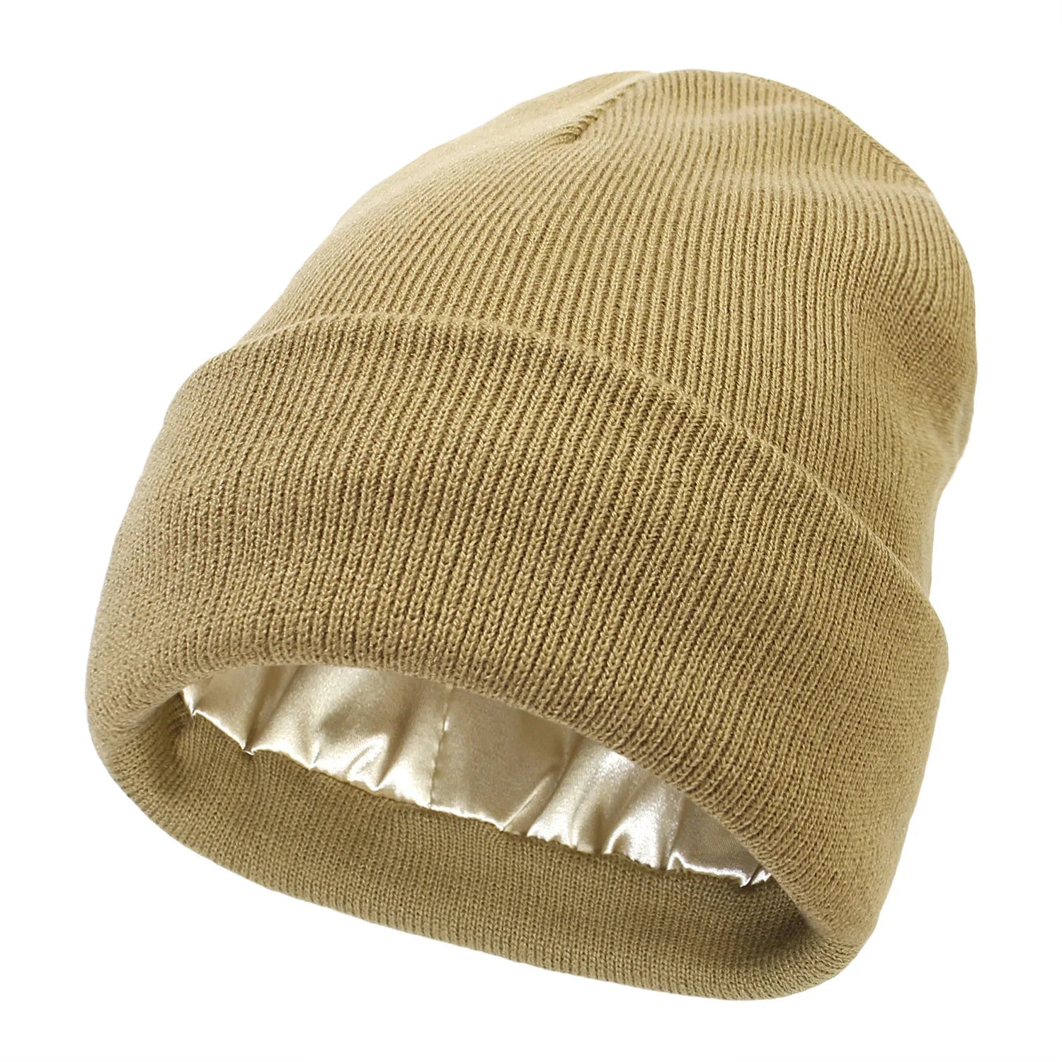 Bonnet d'hiver en satin