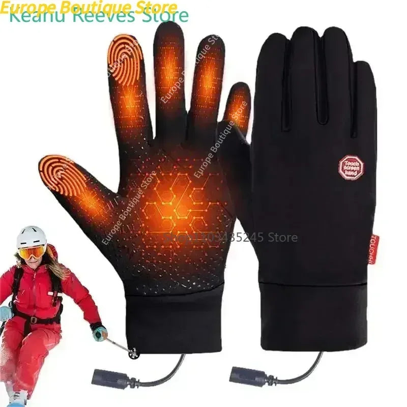 Gants chauffants tactiles