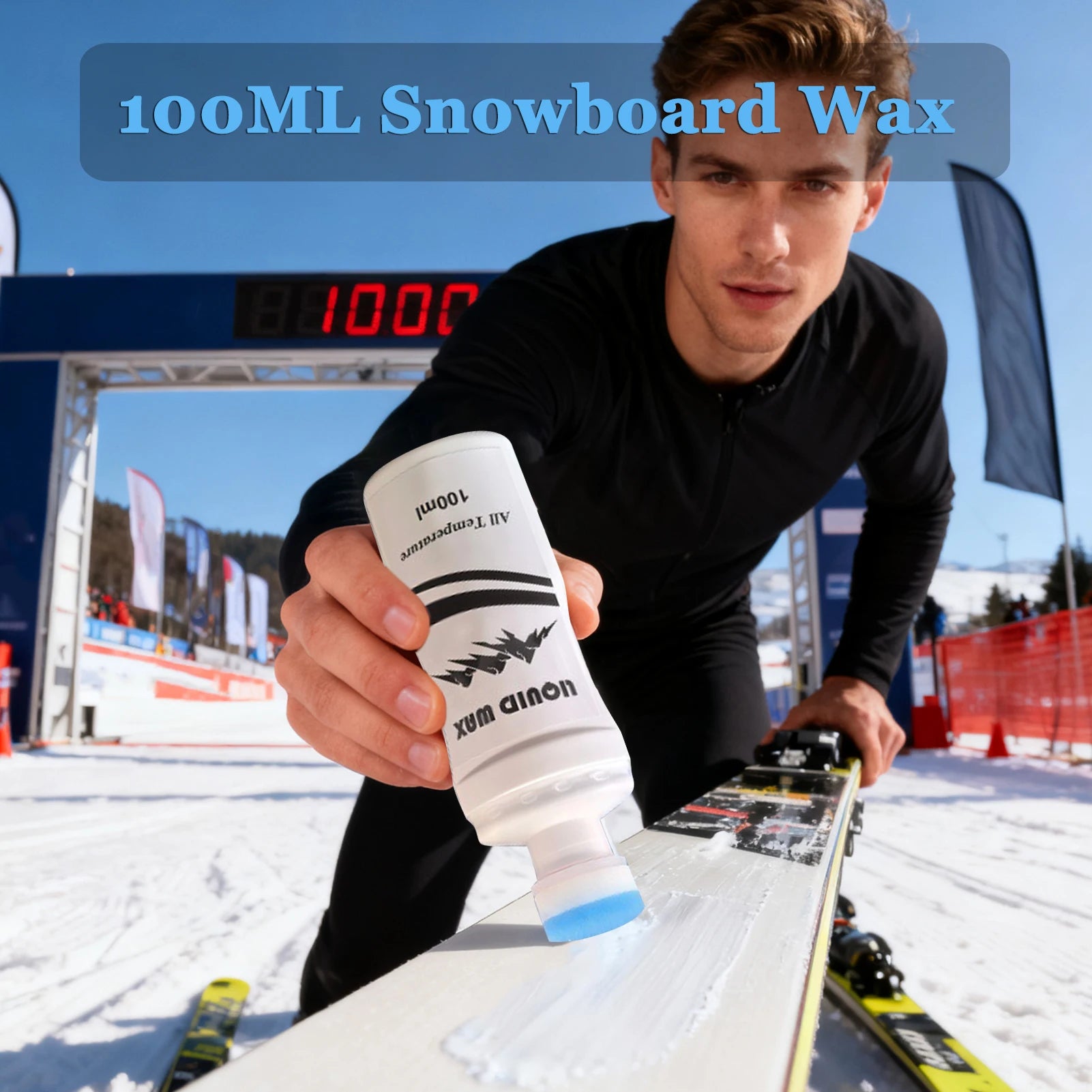 Cire liquide pour les skis